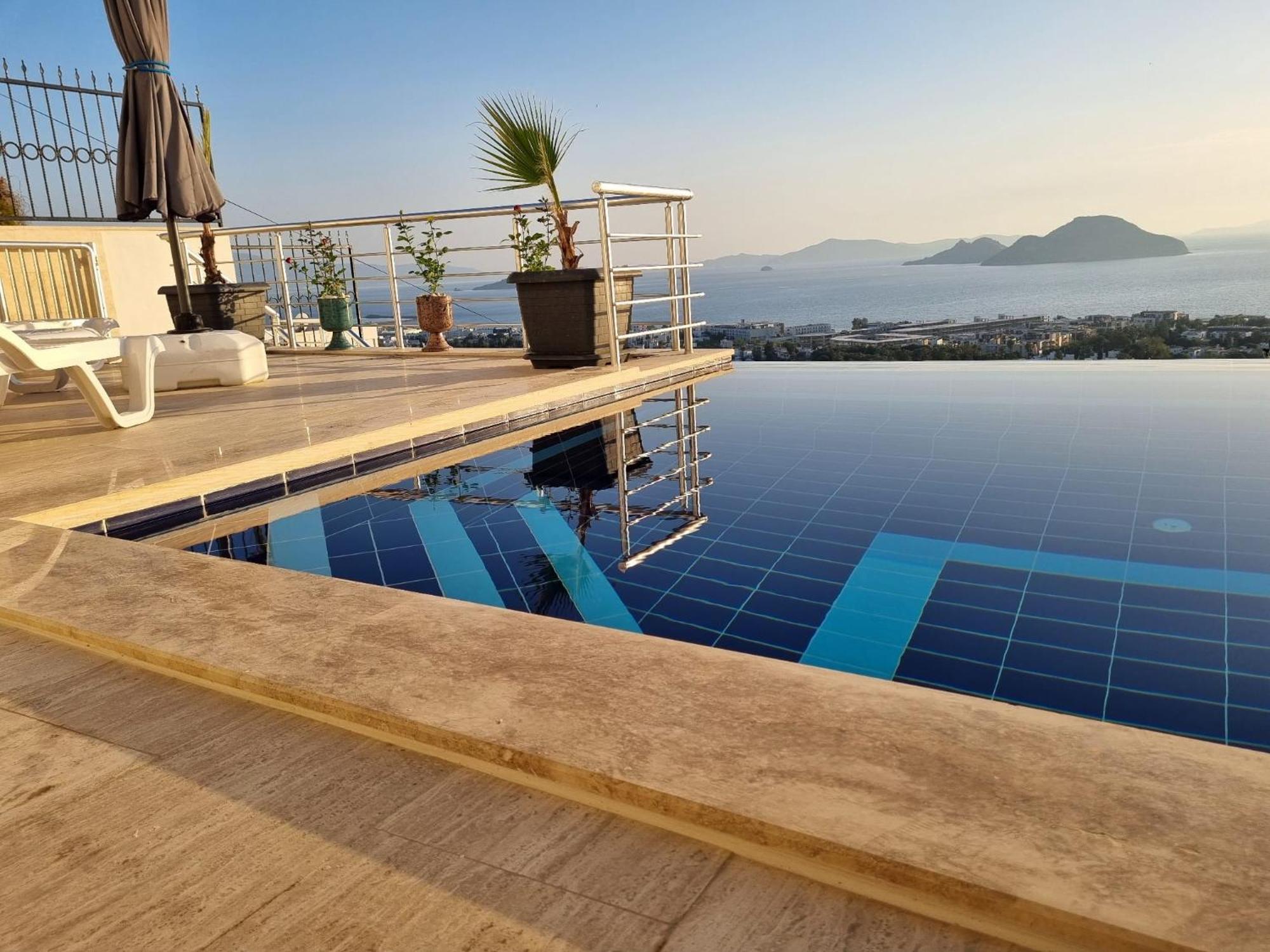 Bodrum Eason Villa & House 350M2 Full Sea View With Private Infinity Pool Εξωτερικό φωτογραφία
